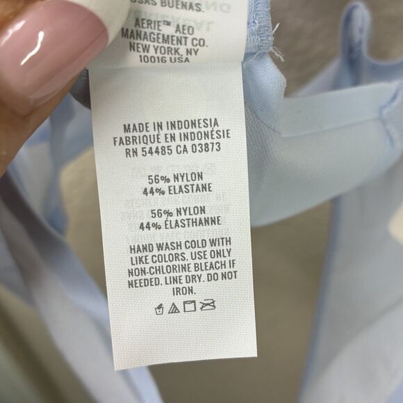 Aerie Smoothez Purple Microfiber Mesh Unlined Underwire Balconette Bra 34C NEW - Picture 2 of 9